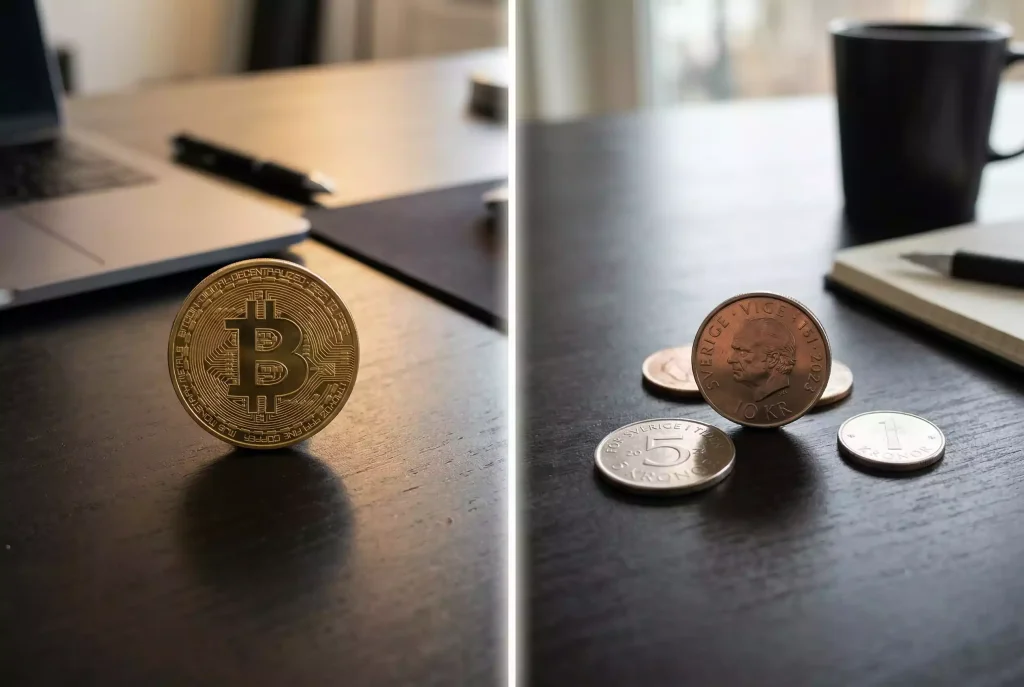 Bitcoin betting jämfört med svenska spelbolag som Betsson